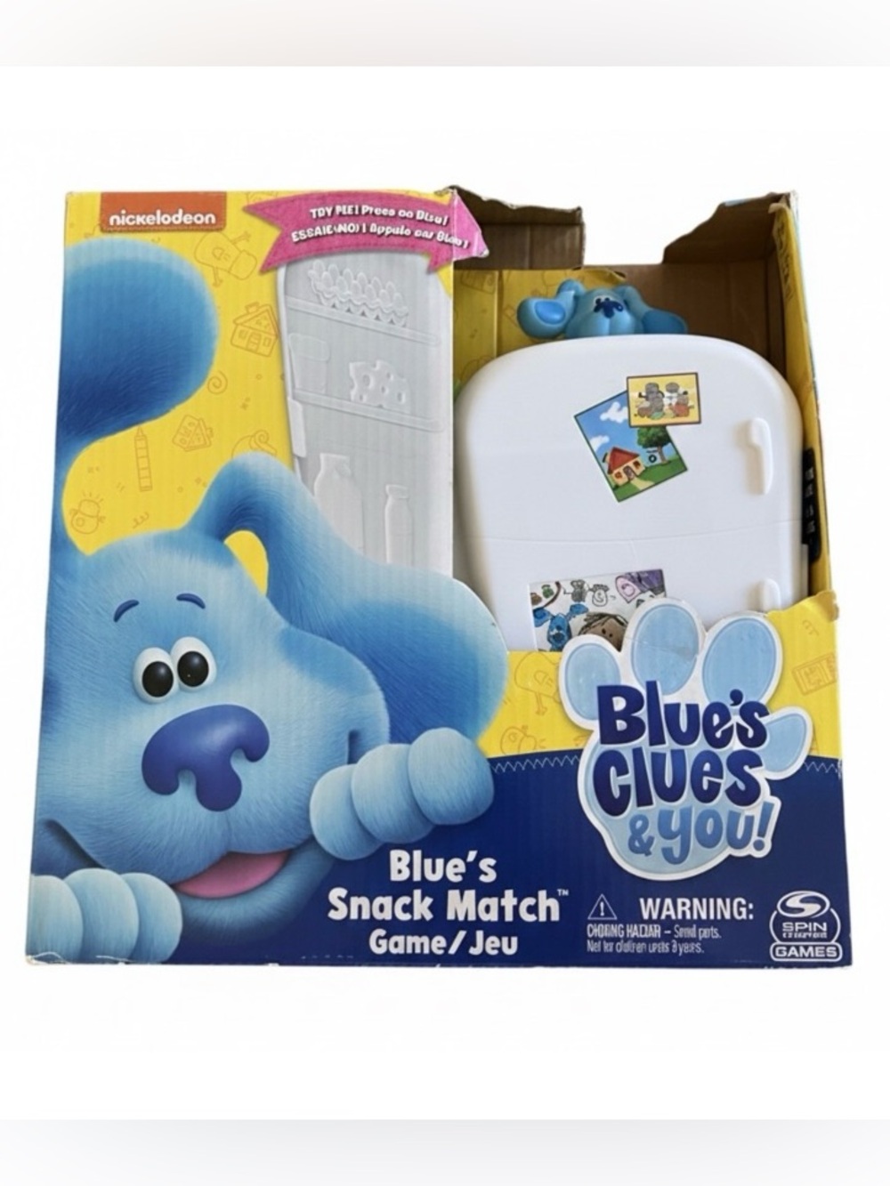 Nickelodeon Blue's Clues & You! Snack Match Memory Game Kids Toy